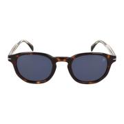 Eyewear by David Beckham Retroinspirerade solglasögon DB 1007/s Brown,...