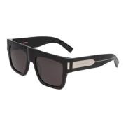 Saint Laurent Fyrkantig Ram Solglasögon SL 628 Black, Unisex