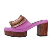 Noa Harmon Stiliga heeled mules för kvinnor Multicolor, Dam