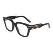 Dior Fyrkantiga Acetatglasögon Diorsignatureo S5I Black, Unisex
