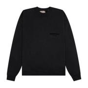 Fear Of God Svart Logosweatshirt - Essentials Black, Herr