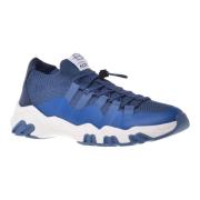 Baldinini Sneaker in blue eco-leather Blue, Herr