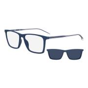 Hugo Boss Matte Blue Sunglasses with Blue Clipon Blue, Herr