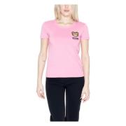 Moschino Vår/Sommar Dam T-shirt Pink, Dam