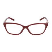 Tiffany Elegant Cat Eye Glasögon Red, Unisex
