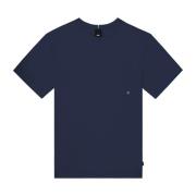 Duno Stilig T-shirt med Girogola Design Blue, Herr