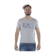 Emporio Armani EA7 Casual Sweatshirt för Män Gray, Herr