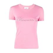 Blumarine Rosa T-shirts & Polos för kvinnor Pink, Dam