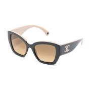 Chanel Ch6058 C534M2 Sunglasses Black, Dam