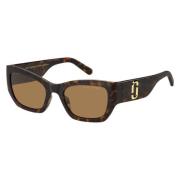 Marc Jacobs Stylish Sunglasses in Dark Havana/Brown Brown, Dam