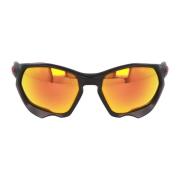 Oakley Sportiga solglasögon med BIO-Matter ram Black, Unisex