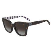 Kate Spade Stylish Sunglasses in Dark Havana Brown, Dam