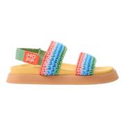 Hoff Multifärgad Flätad Sandal Memory Foam Teknologi Multicolor, Dam