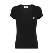 Philipp Plein Snygga T-shirts för Män och Kvinnor Black, Dam
