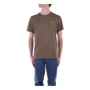 Barbour Grön Logo Front T-shirt Polo Green, Herr