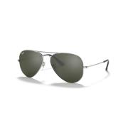 Ray-Ban Aviator Metal Solglasögon - Ikonisk Stil Gray, Unisex