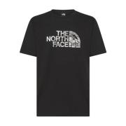 The North Face Woodcut Dome Tee Svart T-shirts Polos Black, Herr