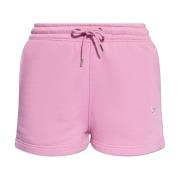 Maison Kitsuné Shorts med en lapp Pink, Dam