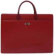 Burberry Vintage Pre-owned Laeder portfljer Red, Dam