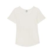 Ines De La Fressange Paris Elegant Linne T-shirt White, Dam