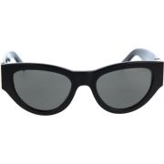 Saint Laurent Ikoniska solglasögon med enhetliga linser Black, Dam