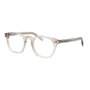 Saint Laurent Stiliga Optiska Glasögon SL 28 OPT Beige, Unisex