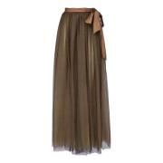 Twinset Maxi Kjolar Green, Dam