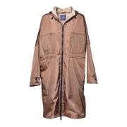 Baldinini Trench coat in brown nylon Brown, Dam