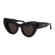 Balenciaga Stiliga solglasögon med Bb0204S design Black, Dam