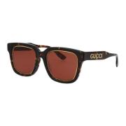 Gucci Stiliga solglasögon Gg1136Sa Brown, Dam