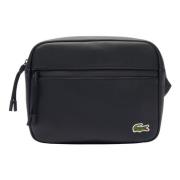 Lacoste Sporty Crossbody Bag with Exterior Pocket Black, Herr
