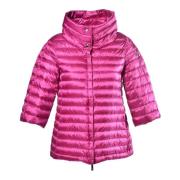 Baldinini Down jacket in fuchsia nylon Pink, Dam