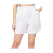 Armani Exchange Snygga Shorts för Män White, Dam