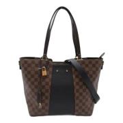 Louis Vuitton Vintage Pre-owned Canvas crossbodyvskor Brown, Dam