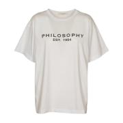 Philosophy di Lorenzo Serafini Vita T-shirts och Polos White, Dam