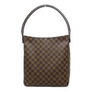 Louis Vuitton Vintage Pre-owned Canvas crossbodyvskor Brown, Dam