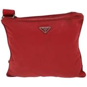 Prada Vintage Pre-owned Tyg prada-vskor Red, Dam