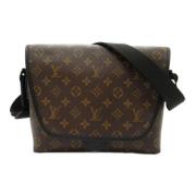 Louis Vuitton Vintage Pre-owned Canvas crossbodyvskor Brown, Dam