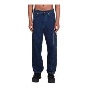 A-Cold-Wall Denim Jeans 5-Ficka Stil Blue, Herr