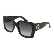 Gucci Stiliga solglasögon Black, Unisex