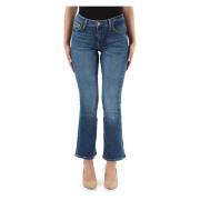 Guess Hög Flare Bootcut Jeans Blue, Dam
