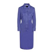 Max Mara Lavendel Skjortklänning Purple, Dam