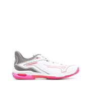 Mizuno Rosa sneakers med präglad finish Multicolor, Dam