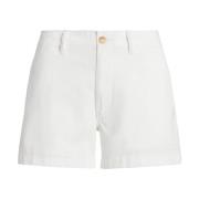 Polo Ralph Lauren Vita Shorts Klassisk Stil White, Dam