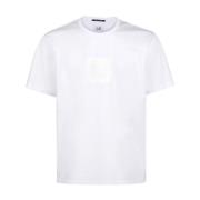 C.P. Company Metropolis Serie Vit Badge T-shirt White, Herr