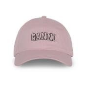 Ganni Stilfull Cap Hat Kollektion Pink, Dam