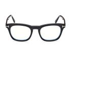 Tom Ford Minimalistiska Fyrkantiga Glasögon Tf5870 Black, Dam