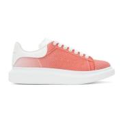 Alexander McQueen Oversized Sneakers med Läderdetalj Pink, Herr