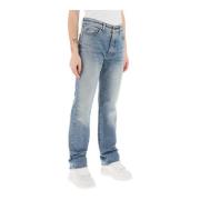 Amiri Straight Jeans Blue, Dam