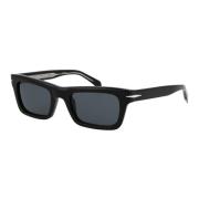 Eyewear by David Beckham Stiliga solglasögon DB 7091/S Black, Herr